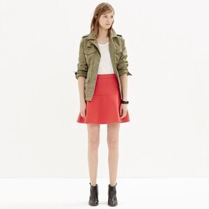 Madewell Circle Skater Mini Skirt, 6